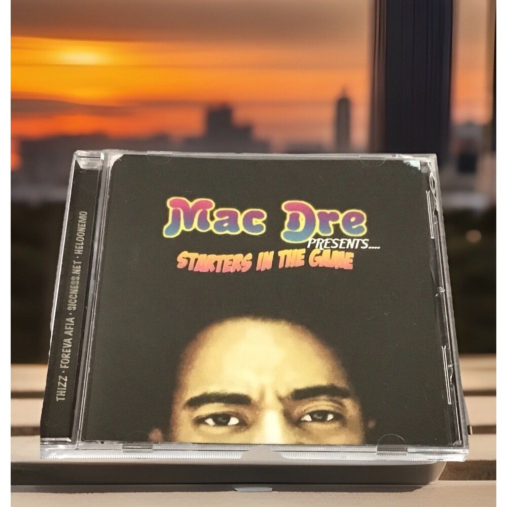 MAC DRE CD - Starters In The Game (2008) Rap Hip-Hop - VG+ Condition - RARE!